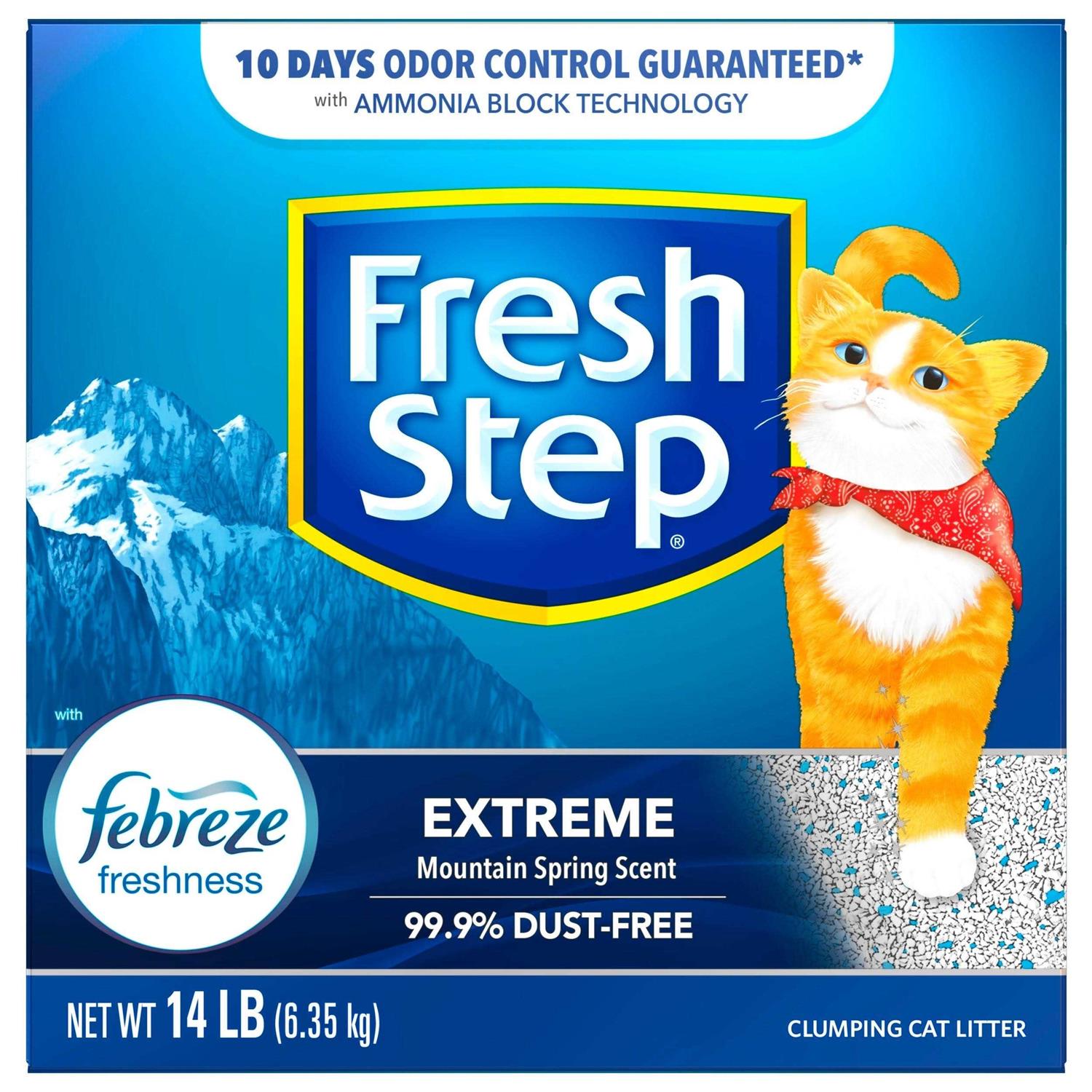 Fresh Step Extreme Febreze Clumping Cat Litter - Nail Gallerys