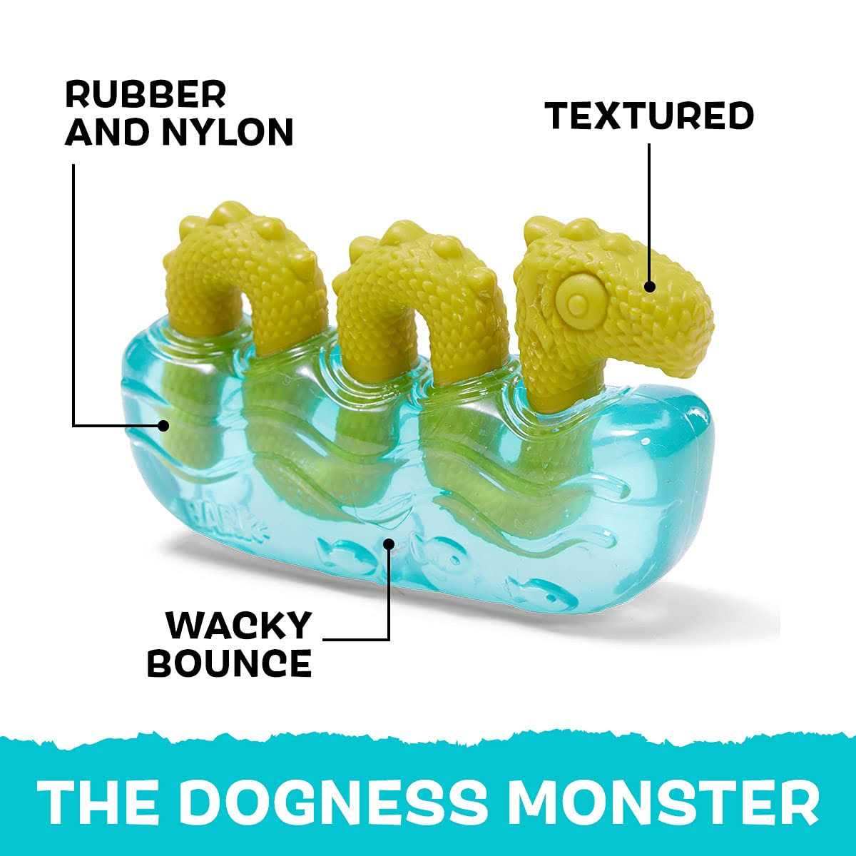 Barkbox Tough Dog Toys & Chews for Aggressive Chewers Durable Rubber & Nylon Super Chewer Treat Dispensing - Nail Gallerys
