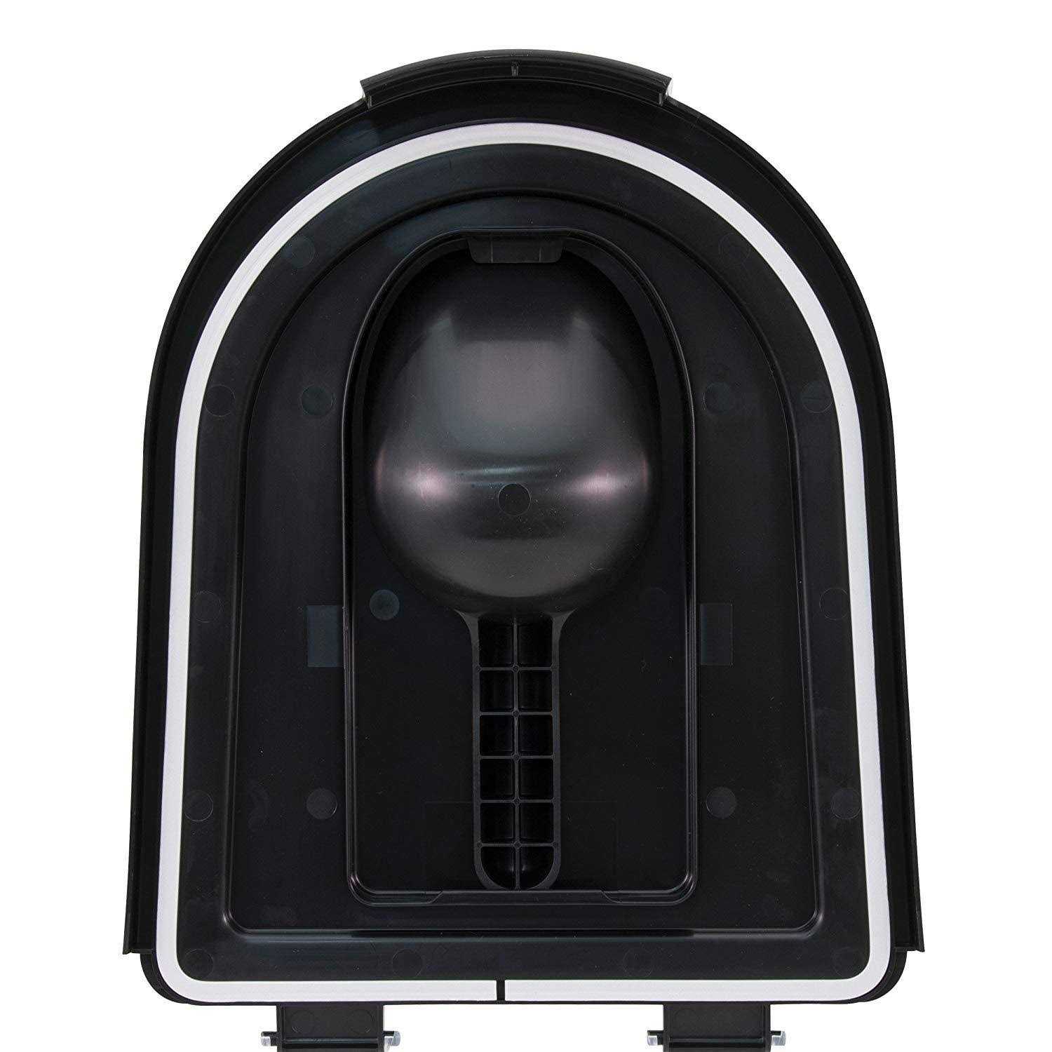 Paw Prints 15 lbs Plastic Food Bin with Scoop - Nail Gallerys