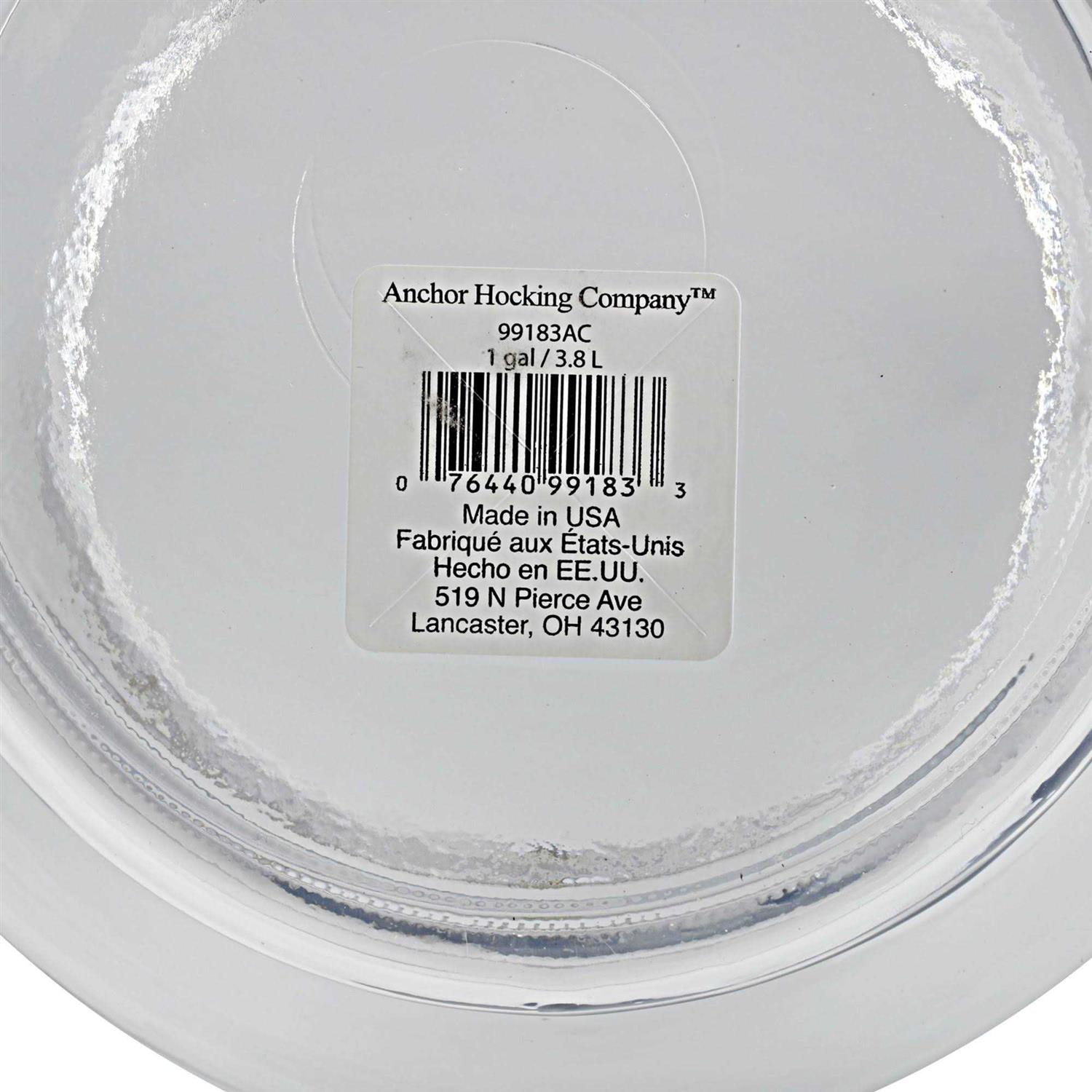 Aqua Culture Anchor Hocking Footed Glass Fishbowl - Nail Gallerys