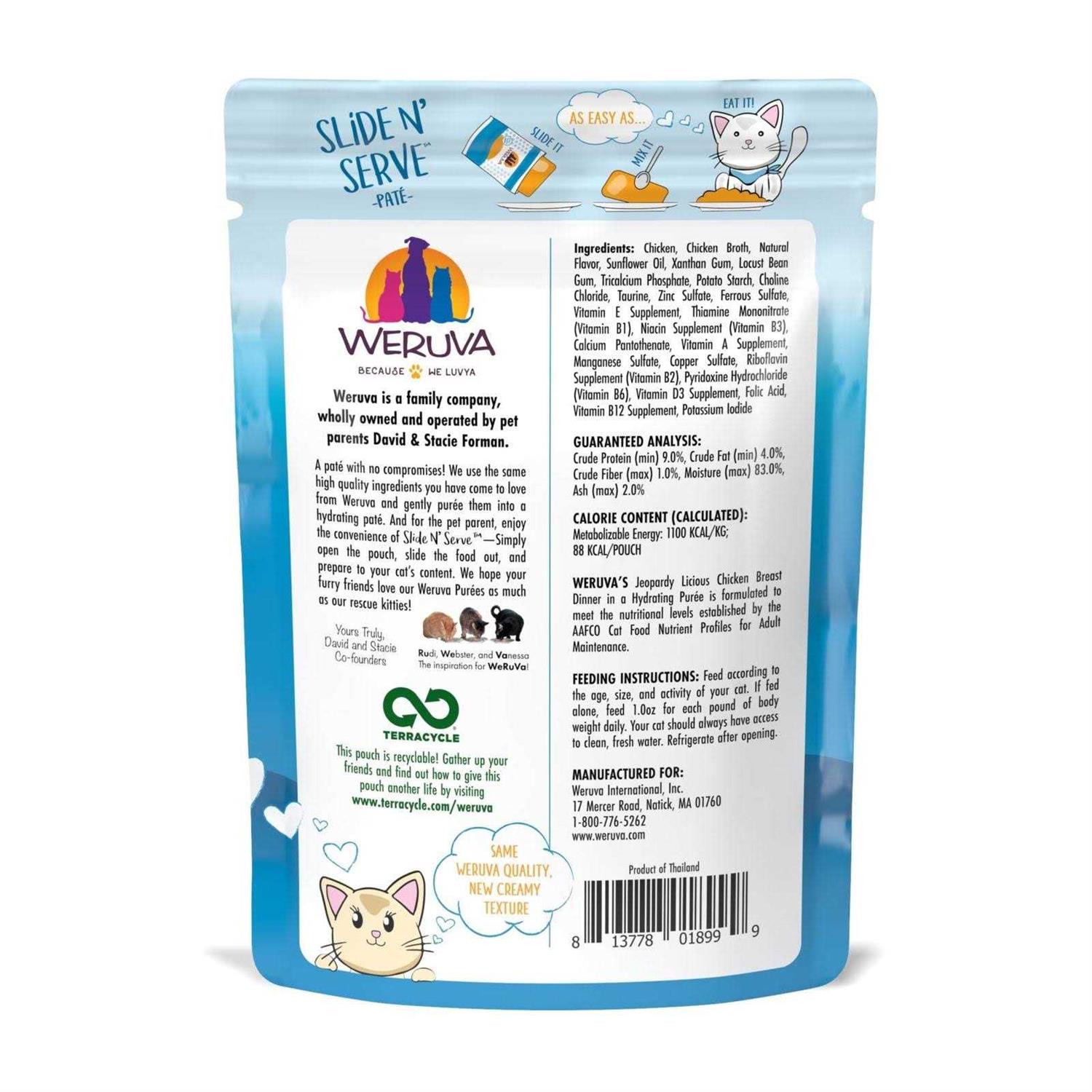 Weruva Slide N’ Serve Jeopurrdy Chicken Wet Cat Food - Nail Gallerys