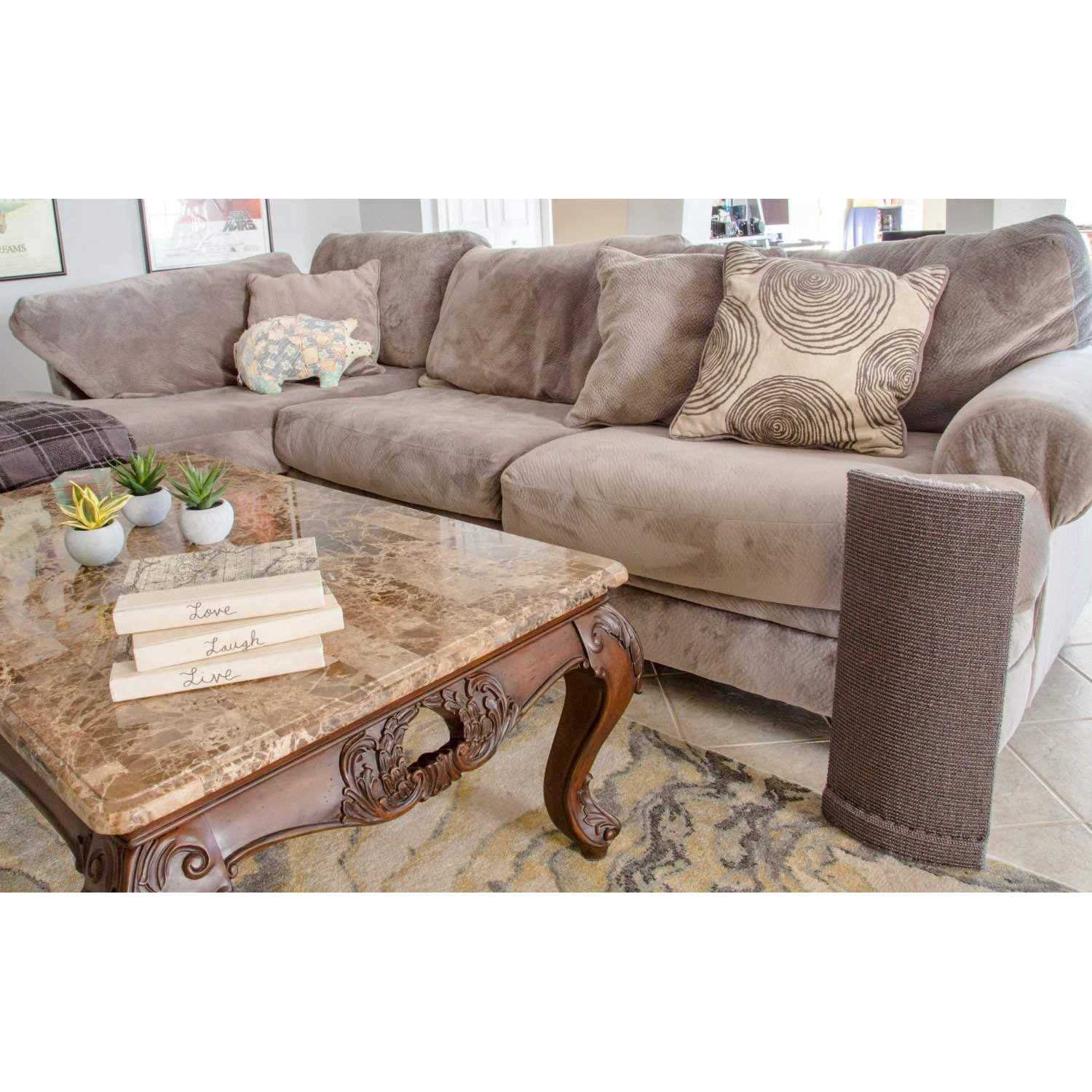 Sofa-Scratcher Cat Scratching Post Couch-Corner Furniture Protector - Nail Gallerys