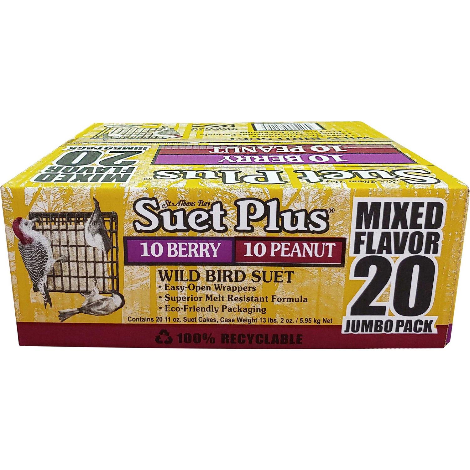 Suet Plus Mixed 20 Pack By Wildlife Sciences - Nail Gallerys