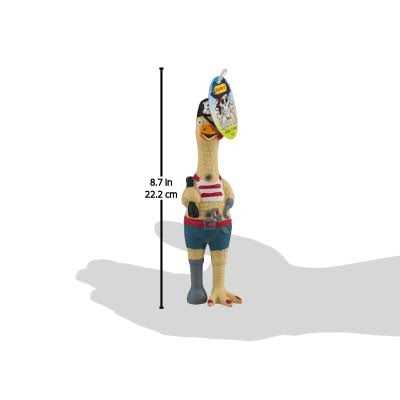 Ruffin’ It Captain Jack Rubber Chicken Dog Toy - Nail Gallerys