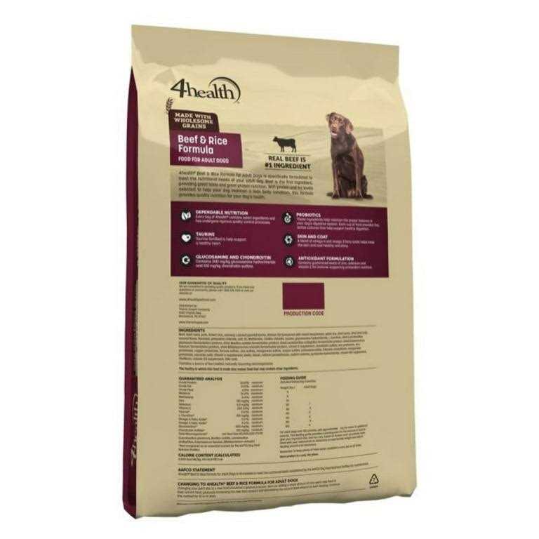 4health Wholesome Grains Adult Beef and Rice Formula Dry Dog Food - Nail Gallerys