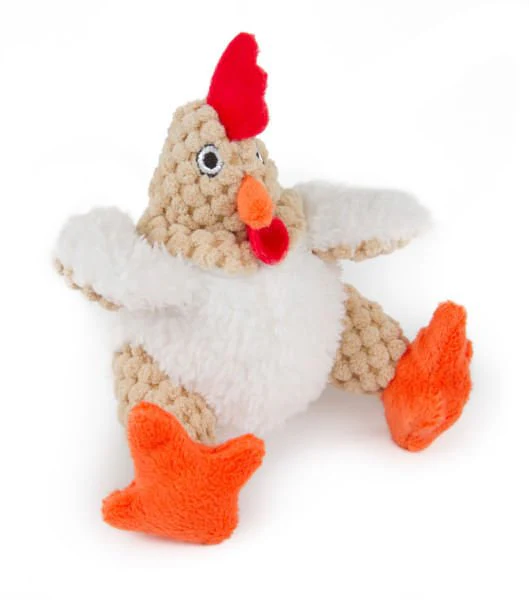 Fat White Rooster Dog Toy - Nail Gallerys