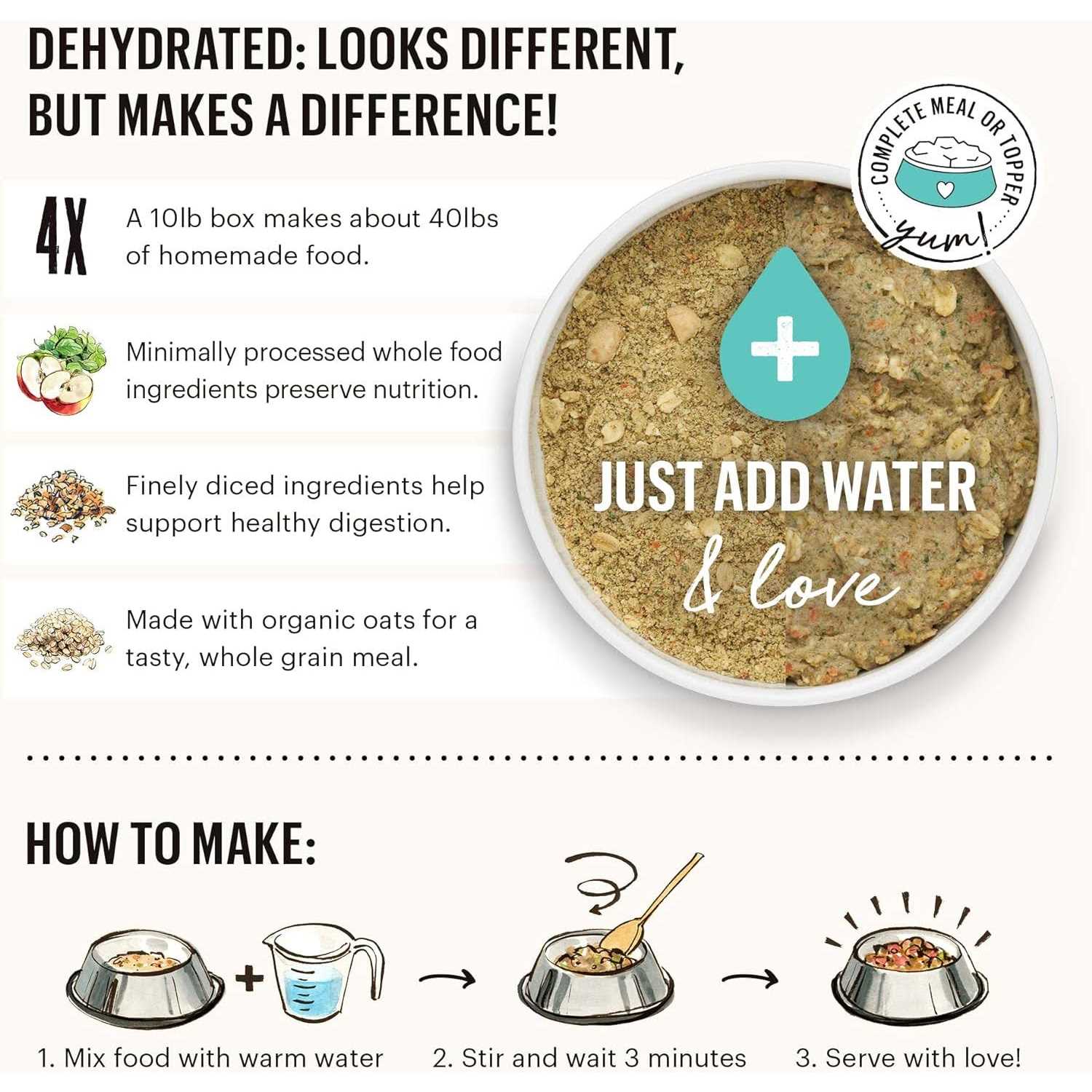 The Honest Kitchen Dehydrated Whole Grain Chicken Dog Food - Nail Gallerys