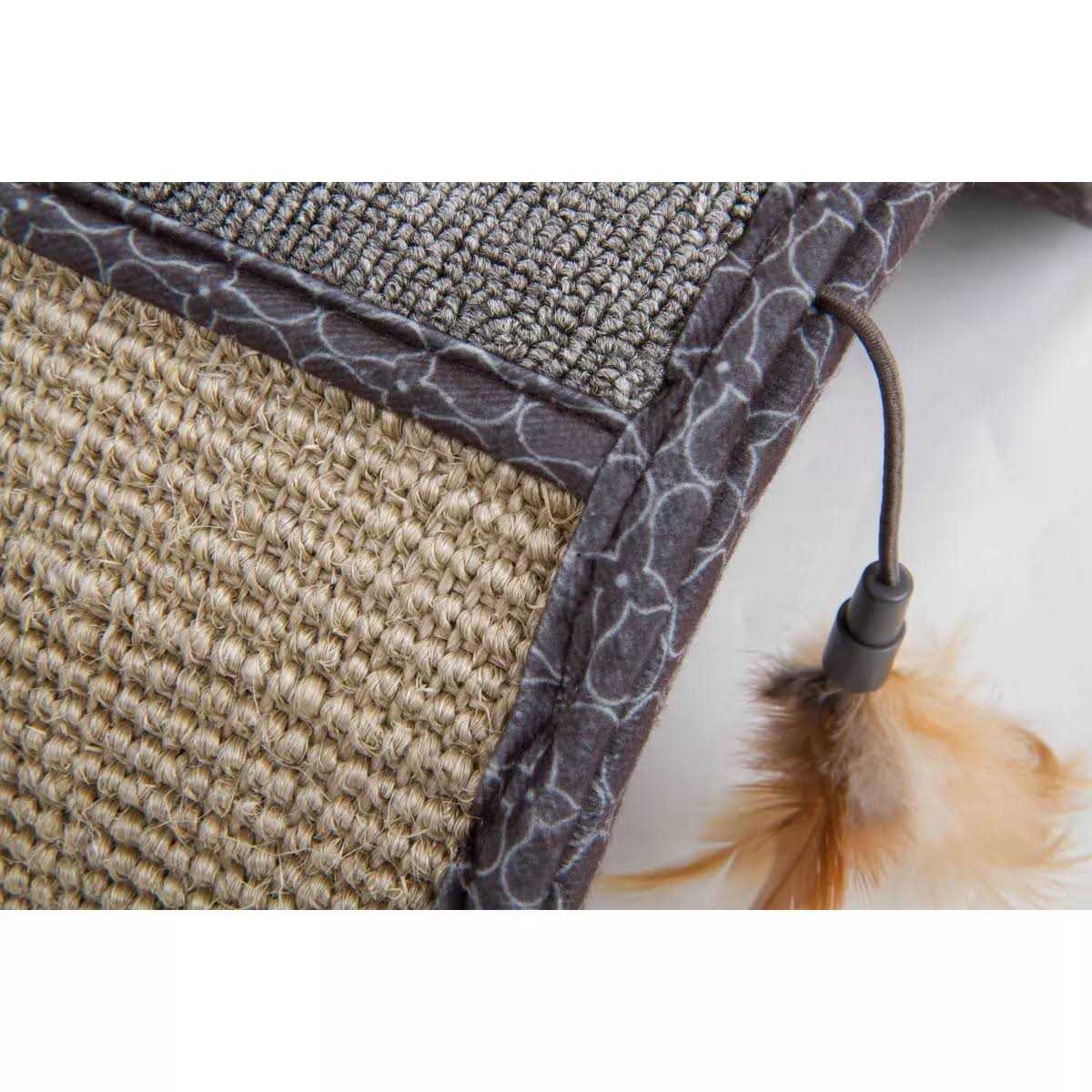 SmartyKat Scratch Scroll Cat Scratcher with Feather Toy - Nail Gallerys