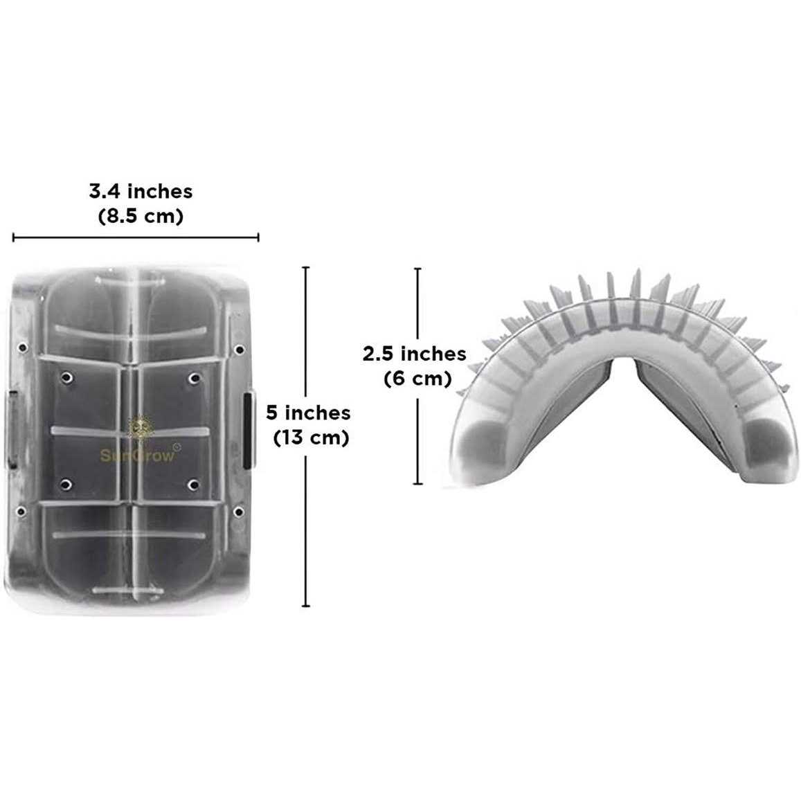 SunGrow Face Scratchers & Massage Comb with Catnip Dog & Cat Self Groomer Rubbing Corner Brush - Nail Gallerys