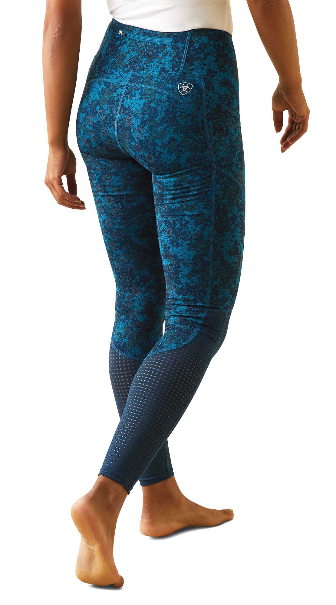 Ariat Eos Full Seat Riding Tight, Deep Petroleum Camo - Nail Gallerys