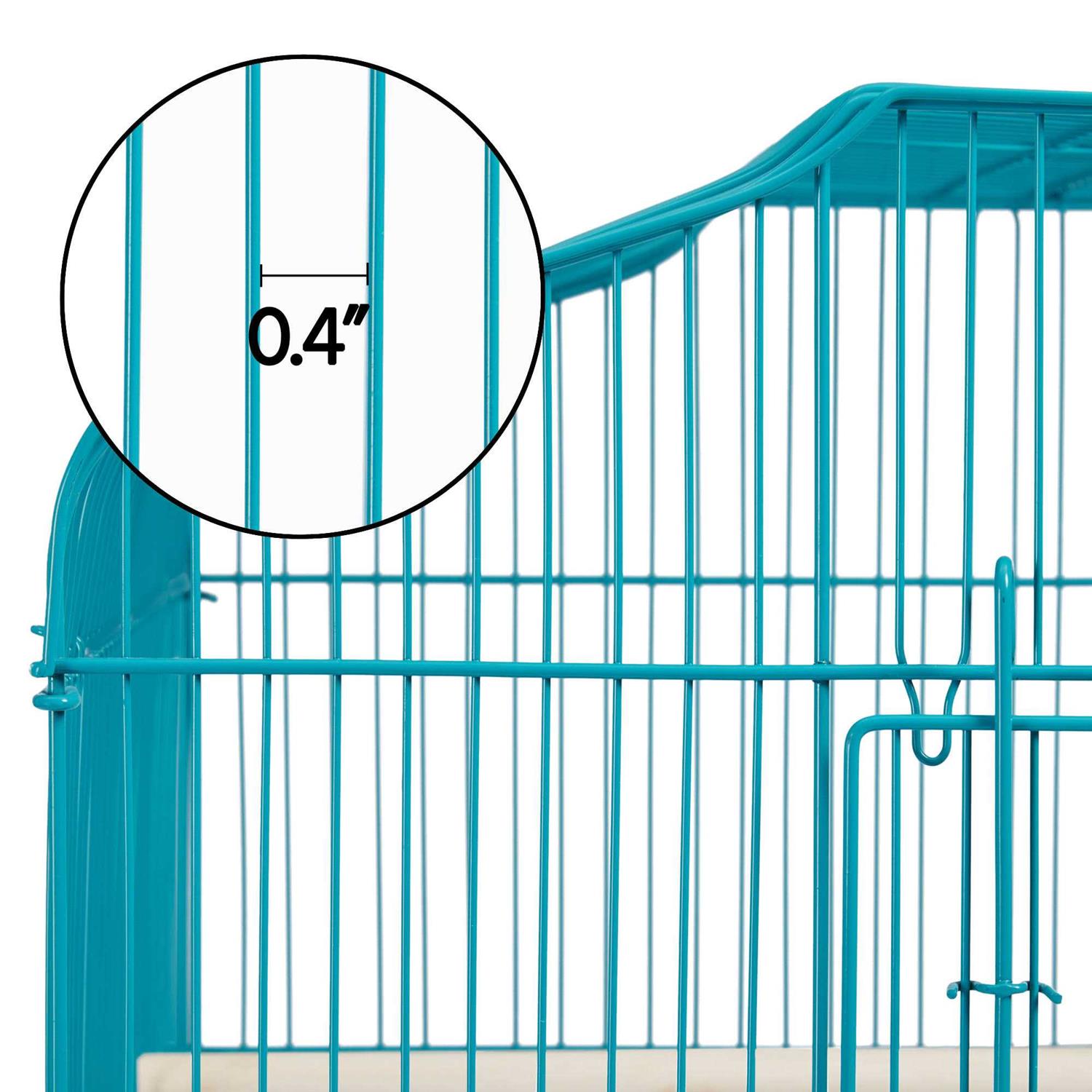Topeakmart Open Top Metal Bird Cage - Nail Gallerys