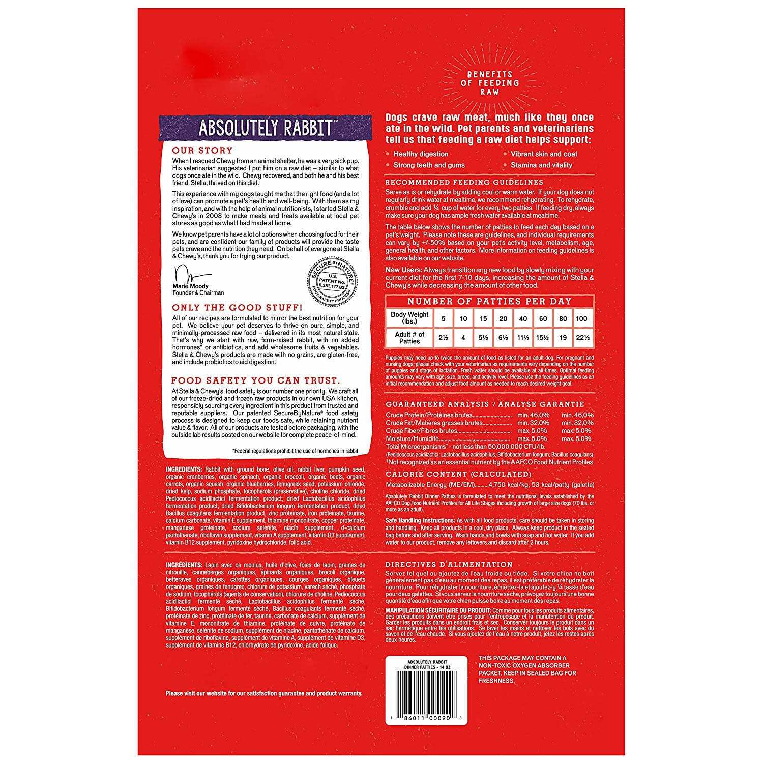 Stella & Chewy’s Absolutely Rabbit Dinner Patties Freeze Dried Dog Food - Nail Gallerys