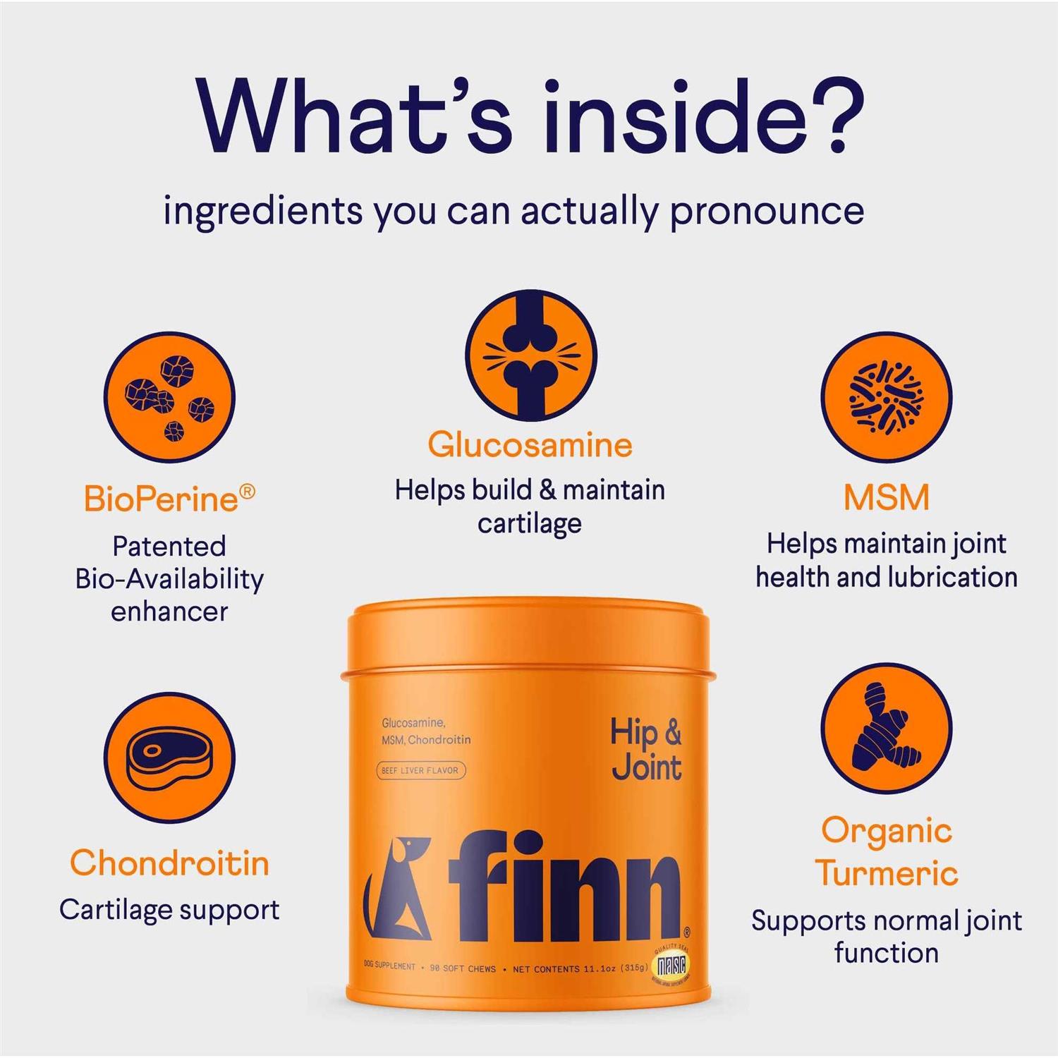 Finn Hip & Joint Supplement for Dogs - Nail Gallerys