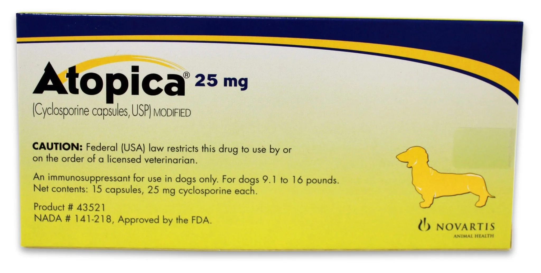 Rx Atopica (cylosporine) Capsules for Dogs - Nail Gallerys