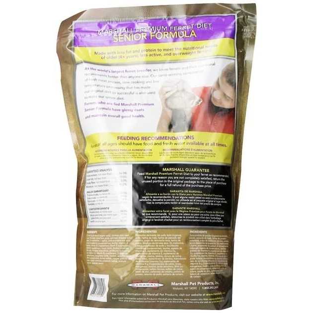 Marshall Premium Ferret Diet Senior Formula - Nail Gallerys