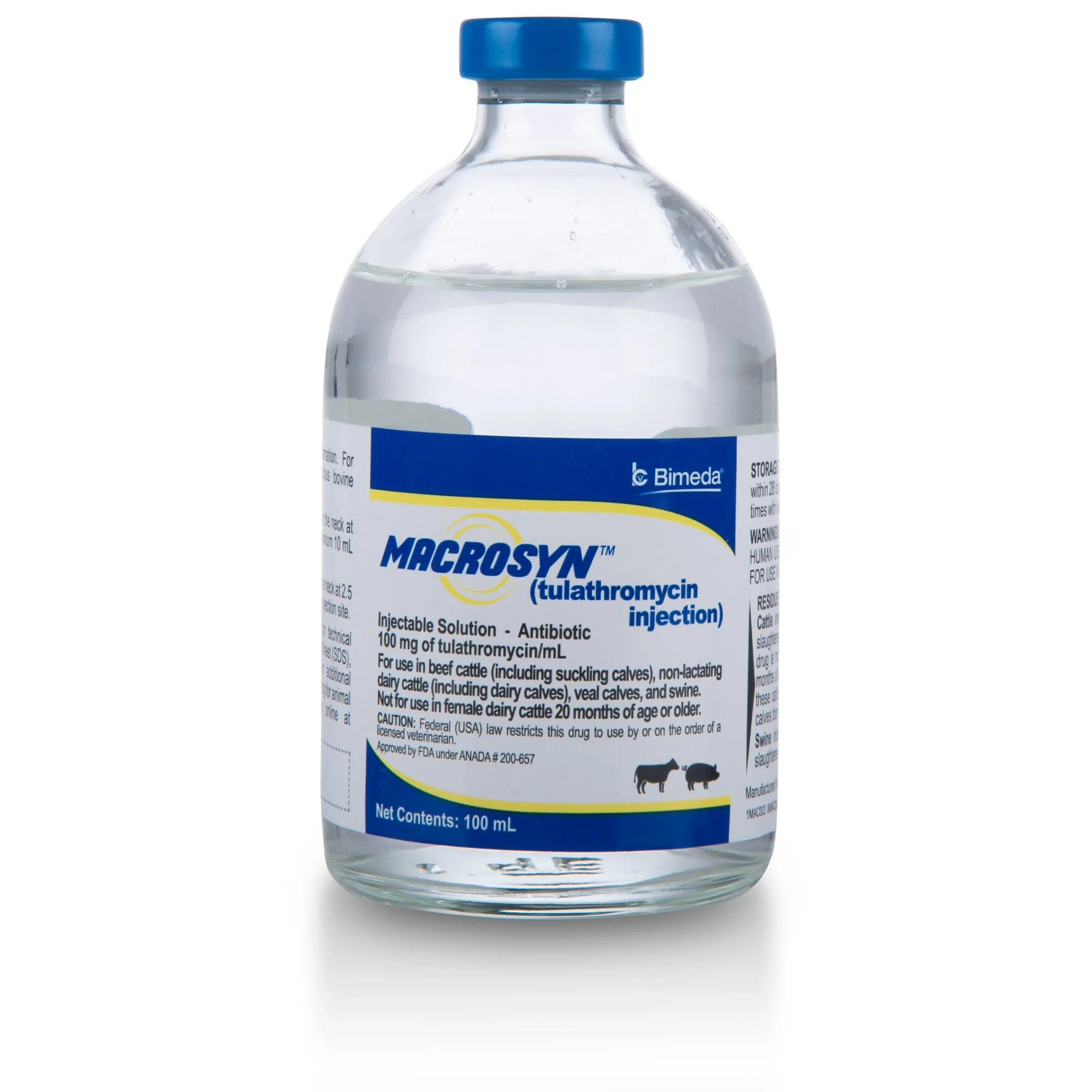 Rx Macrosyn (tulathromycin) Injection for Swine & Cattle - Nail Gallerys