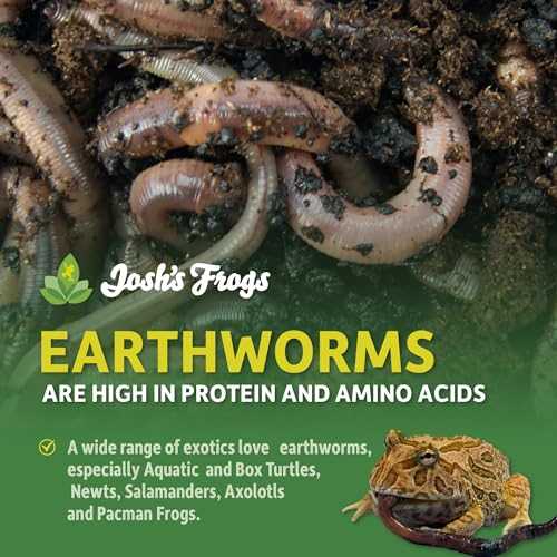 Josh’s Frogs Canadian Nightcrawlers/Earthworms Live Feed Reptile Food, 12 count - Nail Gallerys