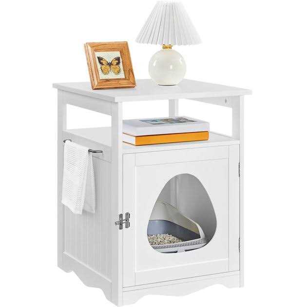 Yaheetech Box Furniture with Open Shelf Cat Litter Box - Nail Gallerys