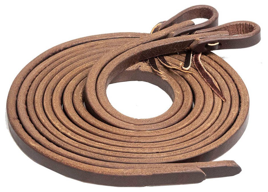 Poplar Head Premium Oiled Harness Leather Split Reins - Nail Gallerys