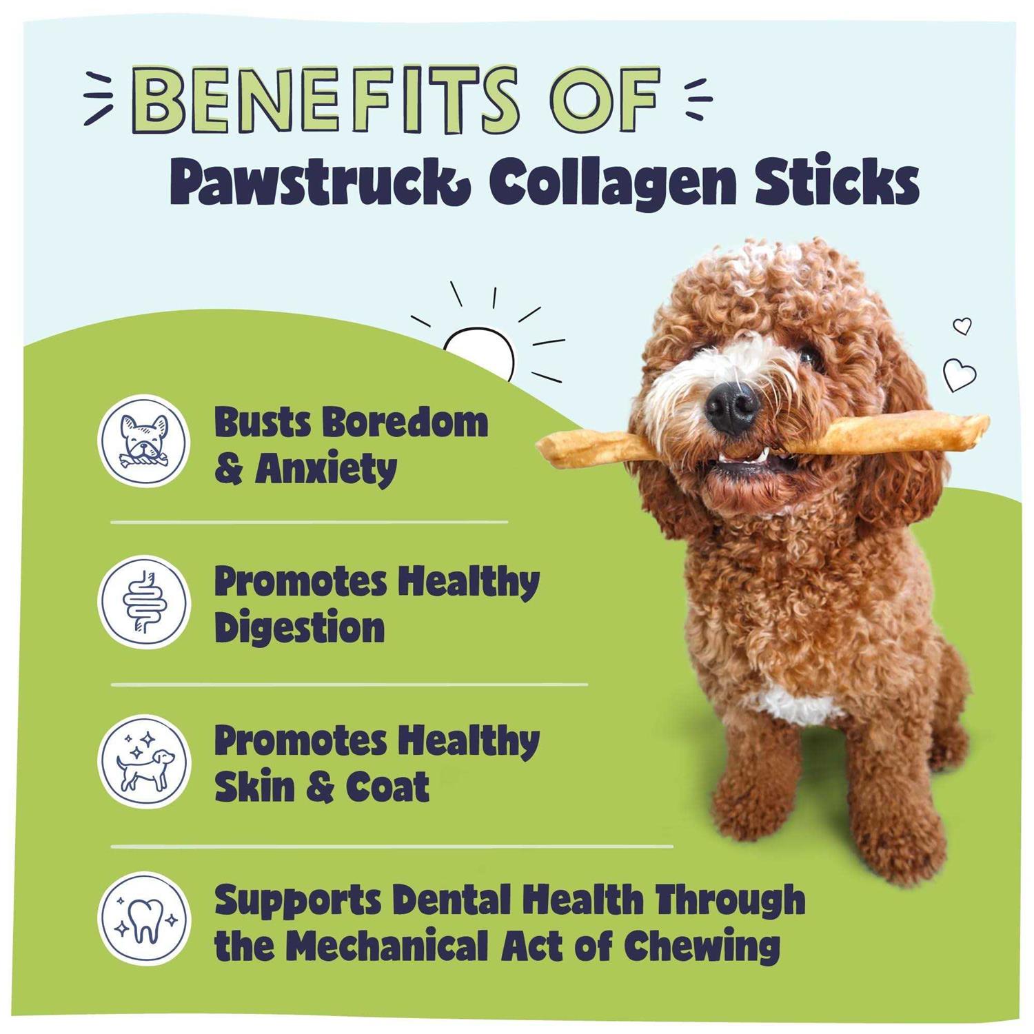 Pawstruck Natural Collagen Sticks for Dogs - Nail Gallerys