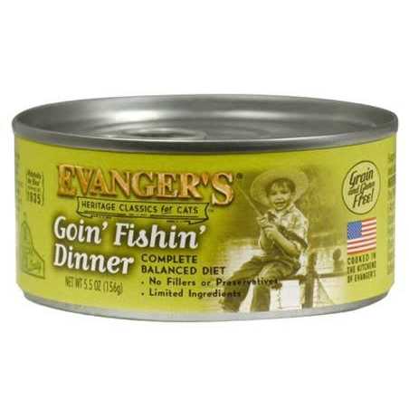 Evanger’s Classic Recipe Grain Free Goin Fishin Dinner Canned Cat Food - Nail Gallerys