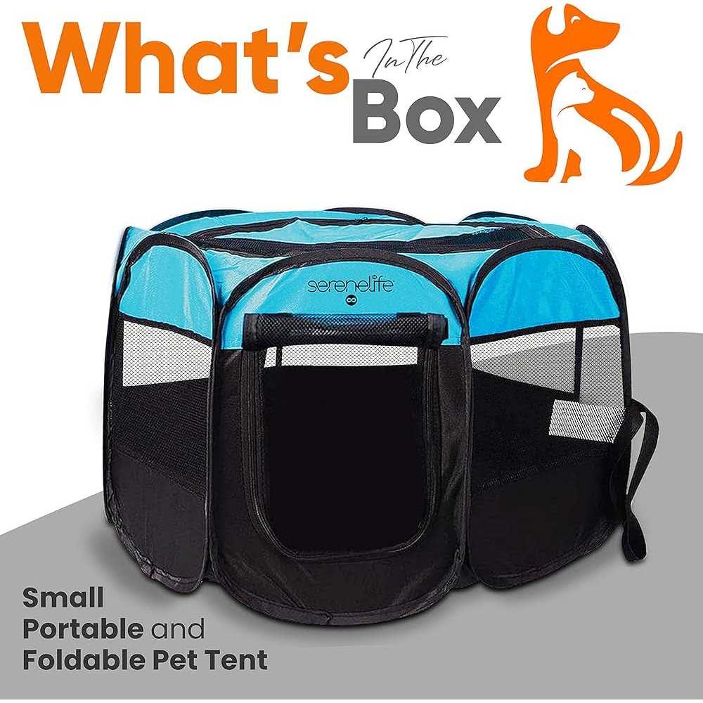 SereneLife Portable Foldable Pet Tent - Nail Gallerys