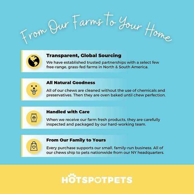 Hotspot Pets Jumbo Beef Cheek Roll Natural Flavor Dog Chew Treats - Nail Gallerys