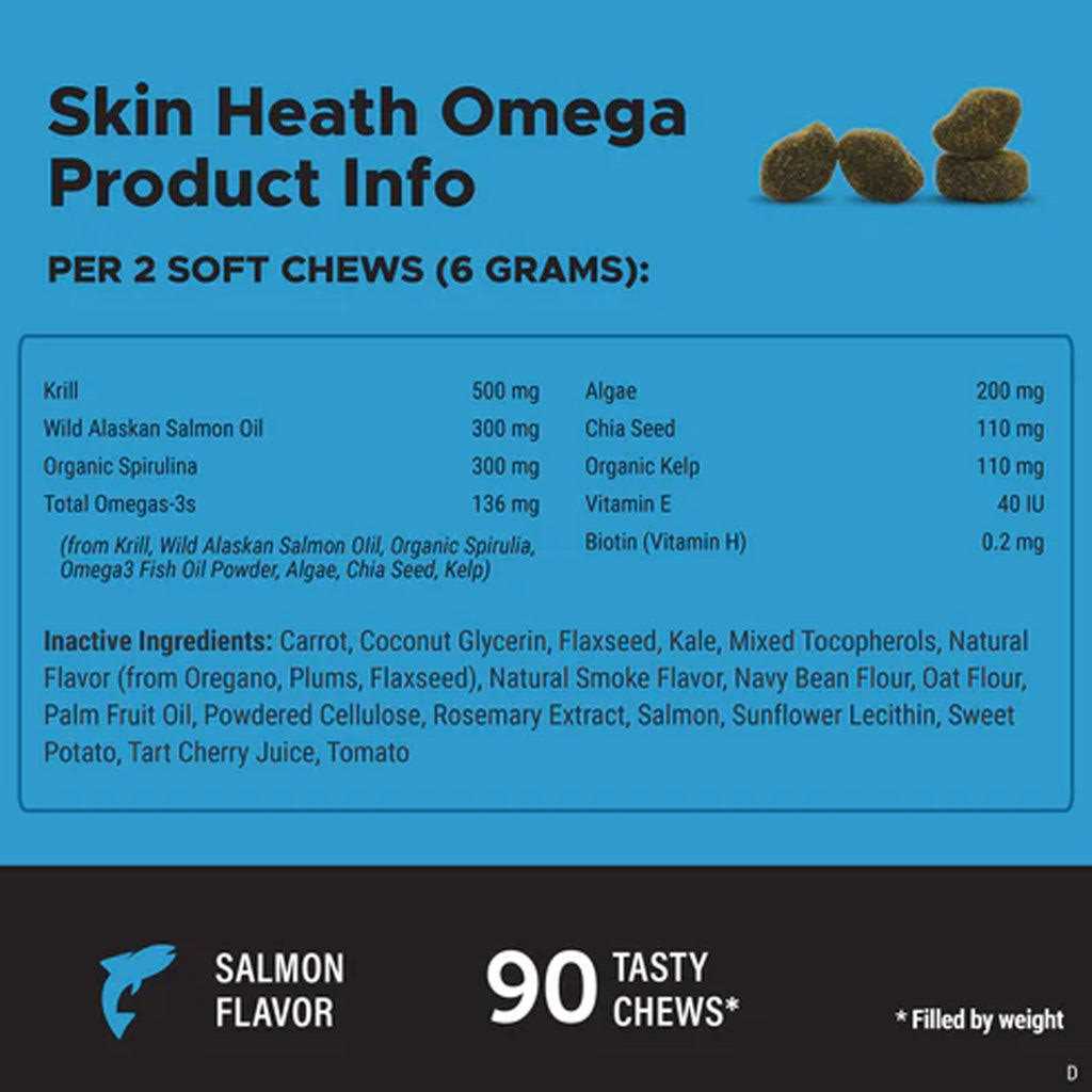 Pet Honesty Skin Health Omega Soft Chews for Dogs - Nail Gallerys