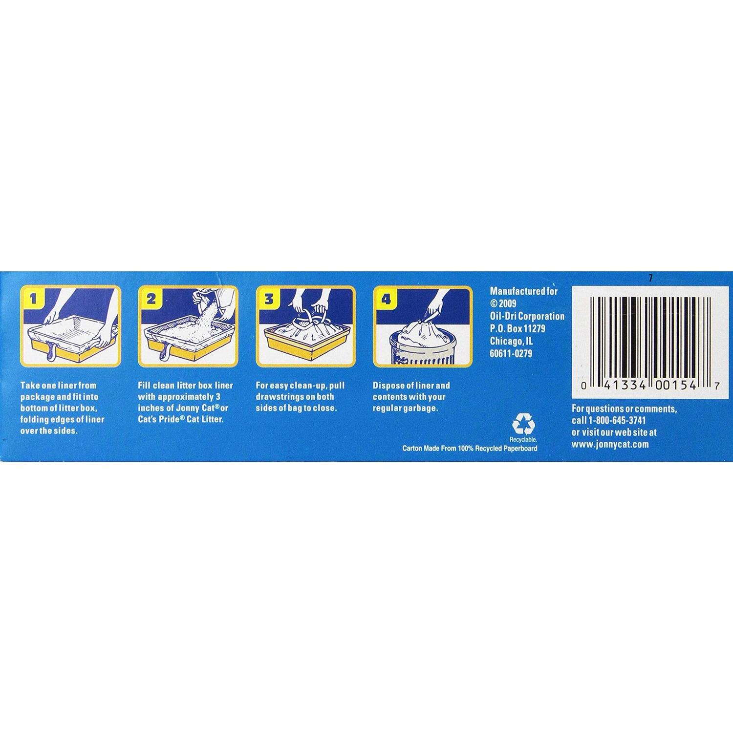 Jonny Cat Heavy Duty Litter Box Liners - Nail Gallerys