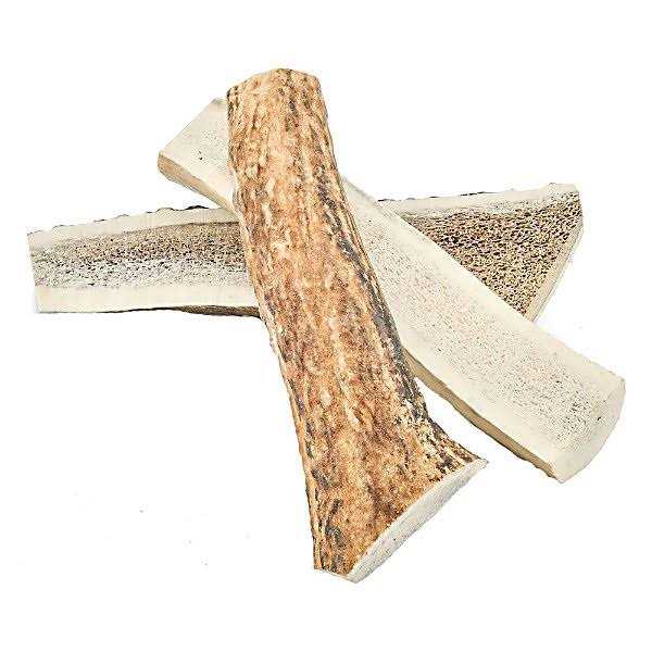 hotspot pets Split Elk Antlers for Dogs Naturally Shed Antler Bone Breed Aggressive Chewers - Nail Gallerys