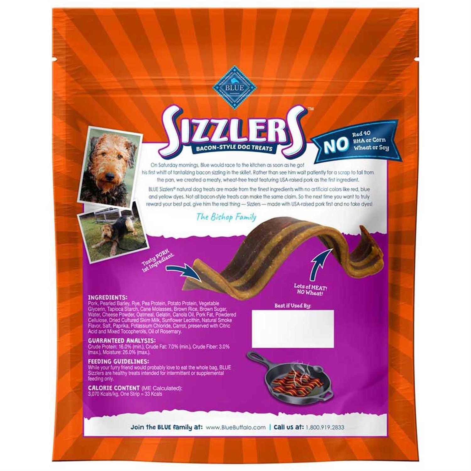 Blue Buffalo Sizzlers Bacon-Style Dog Treats - Nail Gallerys