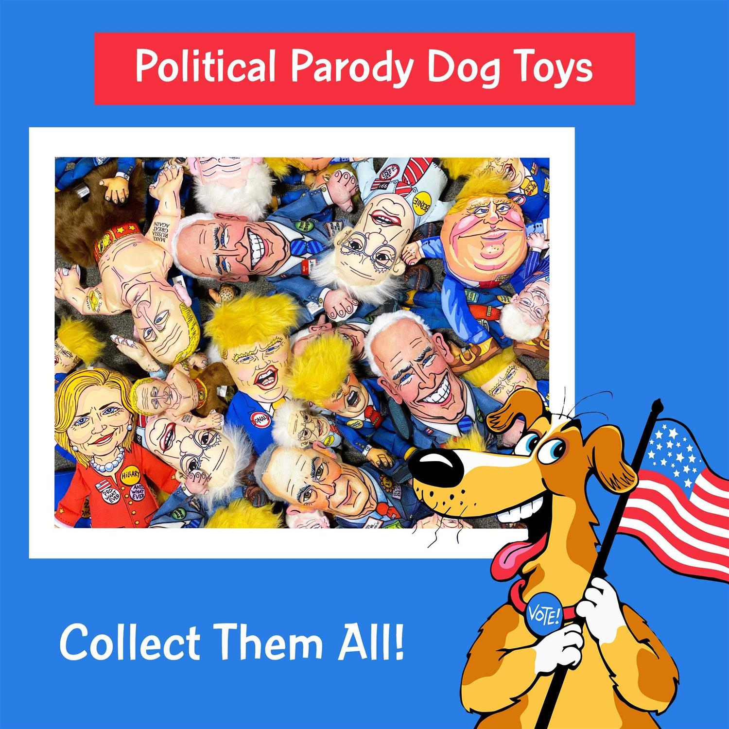 Fuzzu Donald Parody Dog Toy - Nail Gallerys