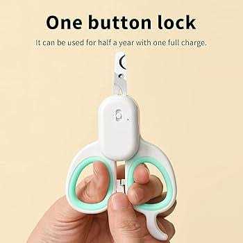 PAKEWAY Pet Nail Clipper with LED & -U-V Light Cat Claw Trimmer with Ultra Bright LED Light for Nail Bloodline to Avoid Over Cutting - Nail Gallerys