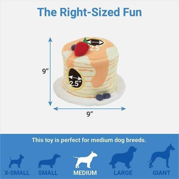 Frisco Brunch Pancake Hide & Seek Puzzle Plush Squeaky Dog Toy - Nail Gallerys