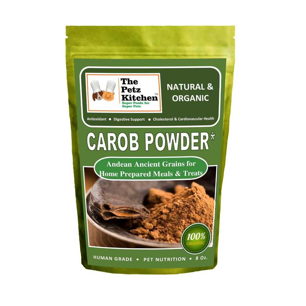 The Petz Kitchen Carob Antioxidant Digestive & Cardiovascular Support Dog & Cat Supplement - Nail Gallerys