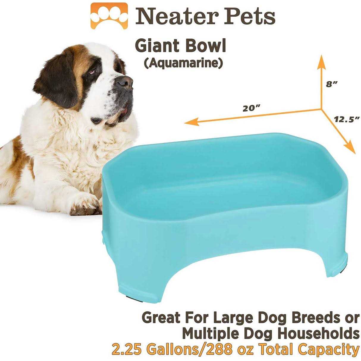 Neater Pet Brands Big Bowl Extra Large Water Bowl for Dogs - Nail Gallerys