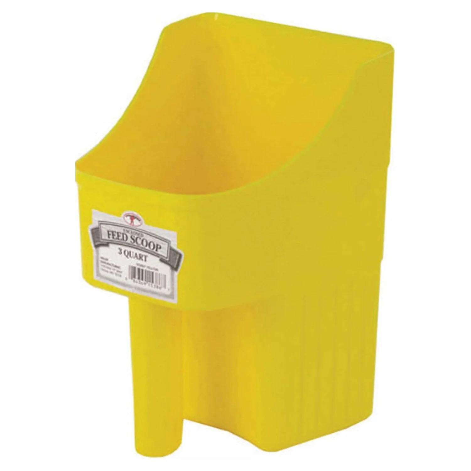 Plastic Enclosed Feed Scoop, 3 Quart - Nail Gallerys
