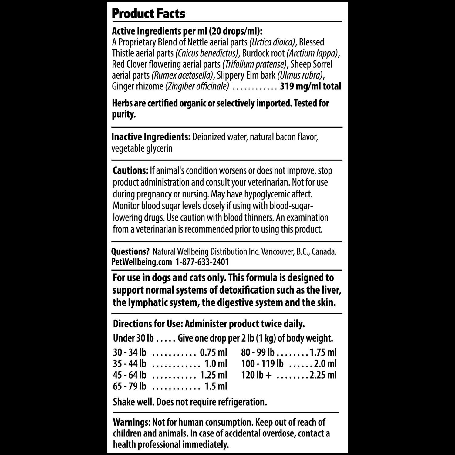 Pet Wellbeing Detox Gold - Nail Gallerys