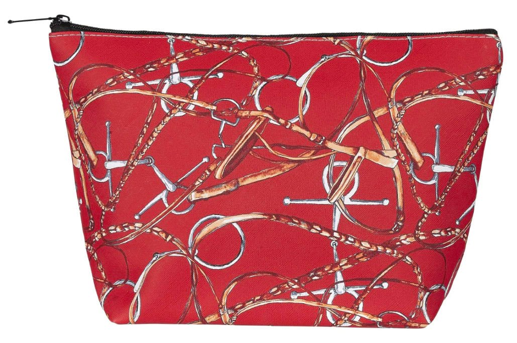 Lila Snaffle Bridle Cosmetic Pouch - Nail Gallerys