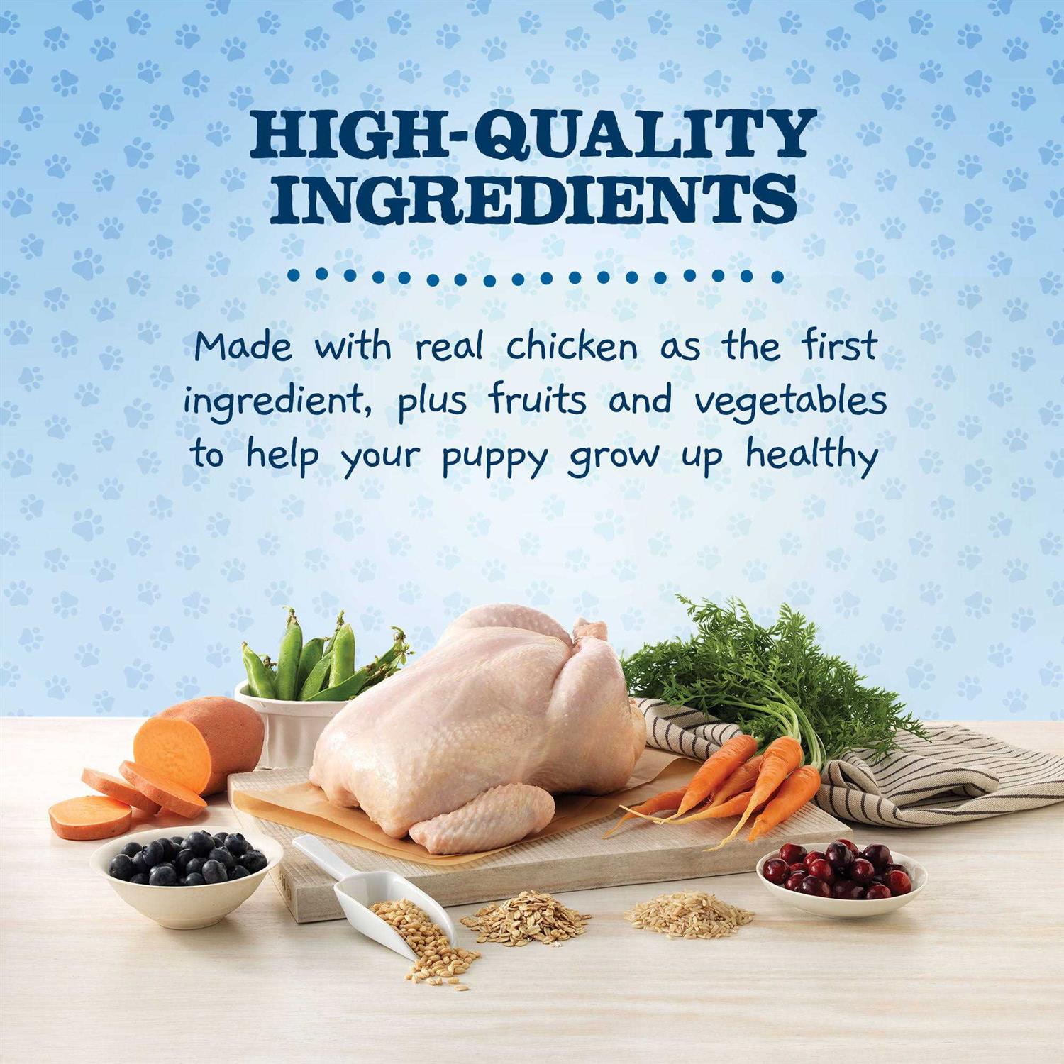 Blue Buffalo Baby Blue Healthy Growth Formula Natural Puppy Dry Dog Food, Chicken and Brown Rice Recipe - Nail Gallerys