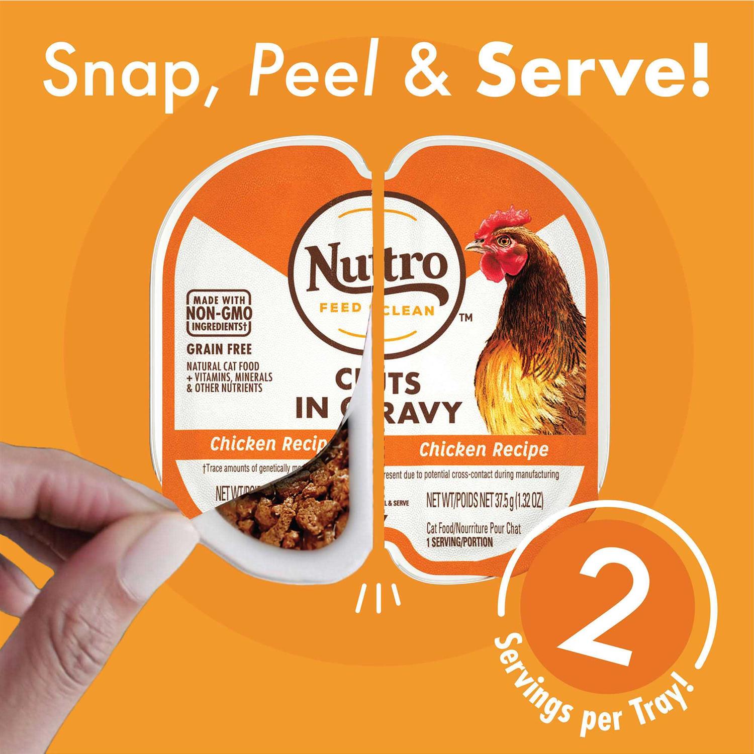 Nutro Perfect Portions Grain Free Chicken, Salmon & Tuna and Chicken & Liver Wet Cat Food Pate Variety Pack - Nail Gallerys