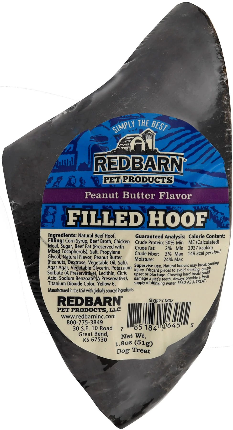 Redbarn Dog Treats Filled Cow Hoof - Nail Gallerys