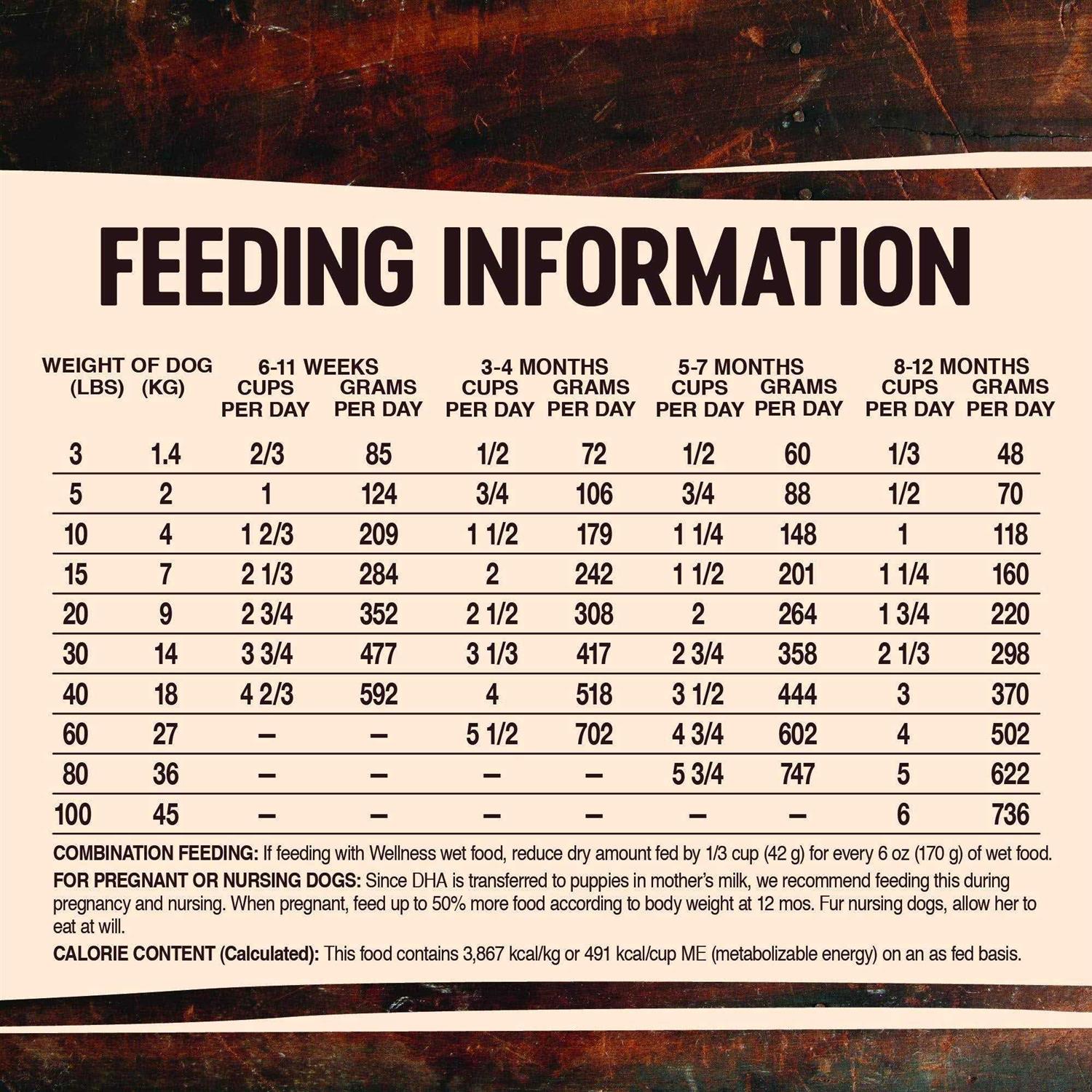 Wellness CORE RawRev Grain Free Natural Deboned Chicken with Freeze Dried Turkey Recipe Dry Puppy Food - Nail Gallerys