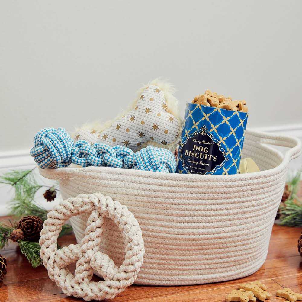 Harry Barker Cotton Rope Dog Toy Storage - Nail Gallerys