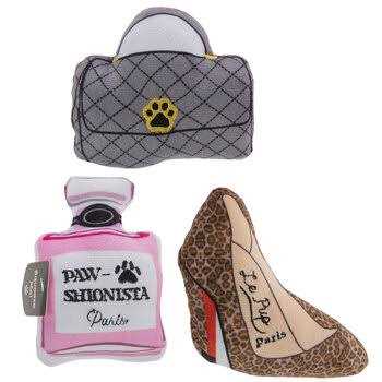 Fringe Studio Plush Dog Toy Set Paw-SHIONISTA - Nail Gallerys