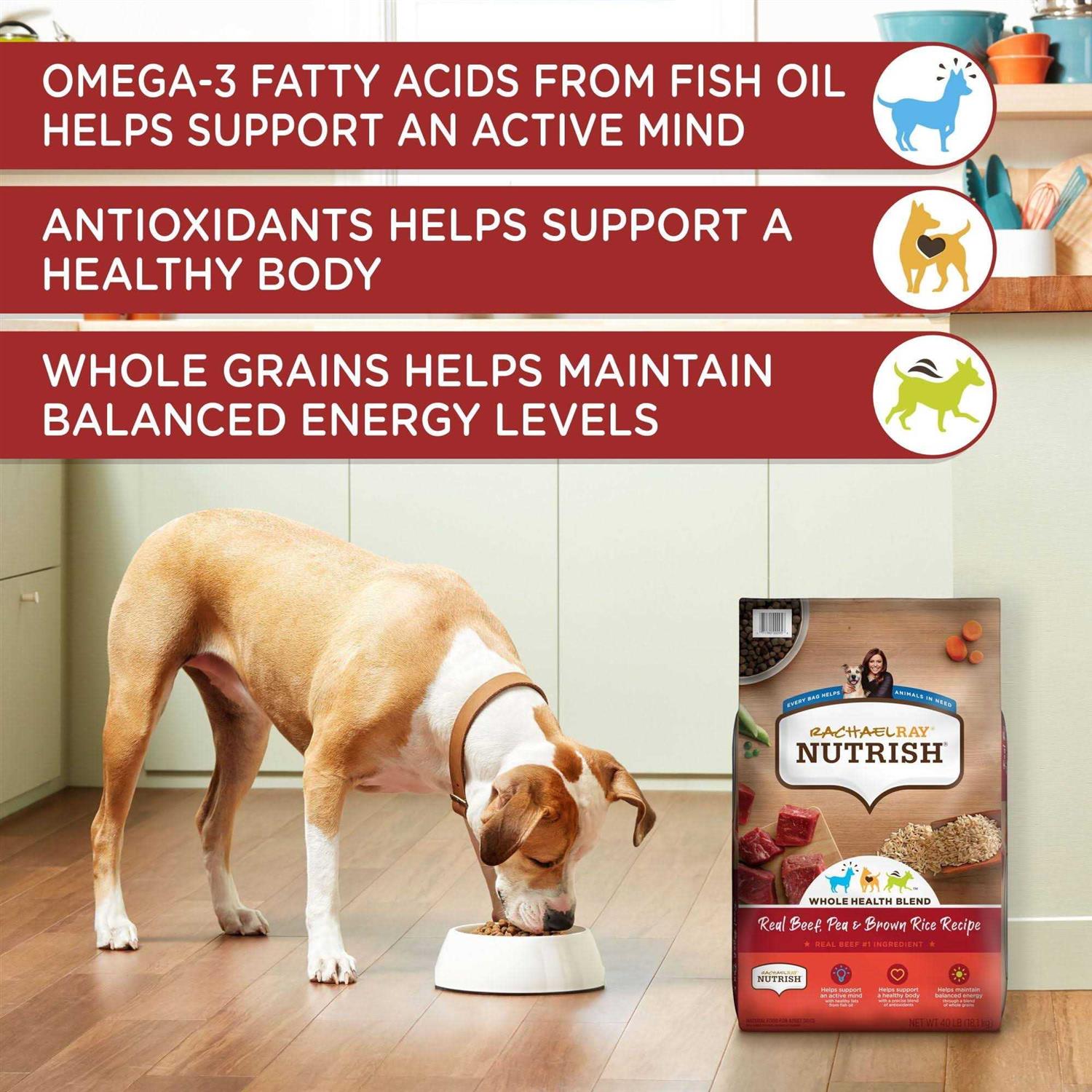 Rachael Ray Nutrish Real Beef Pea Brown Rice Recipe Dry Dog Food - Nail Gallerys