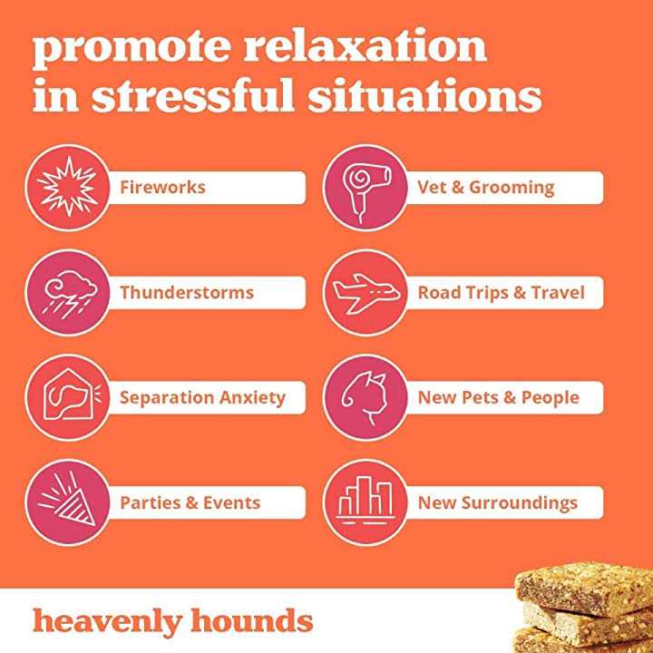 Heavenly Hounds Peanut Butter Flavored Relaxation Square - Nail Gallerys