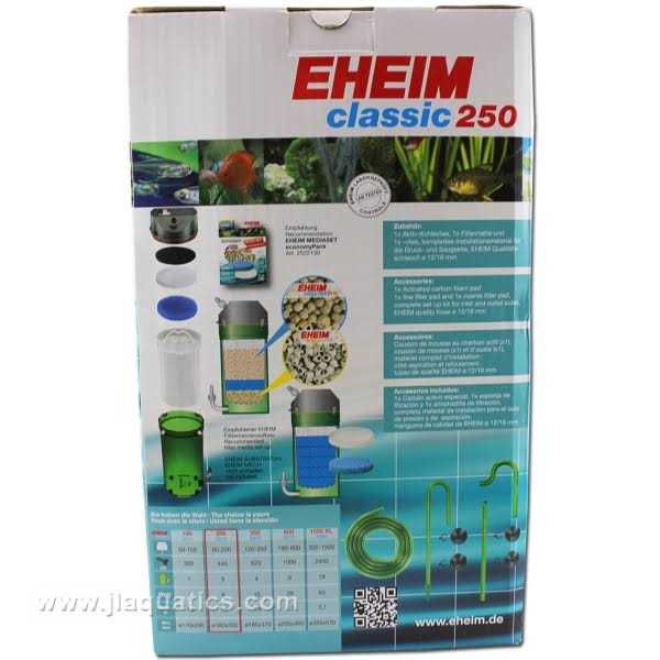 Eheim External Canister Filter Classic 250 - Nail Gallerys