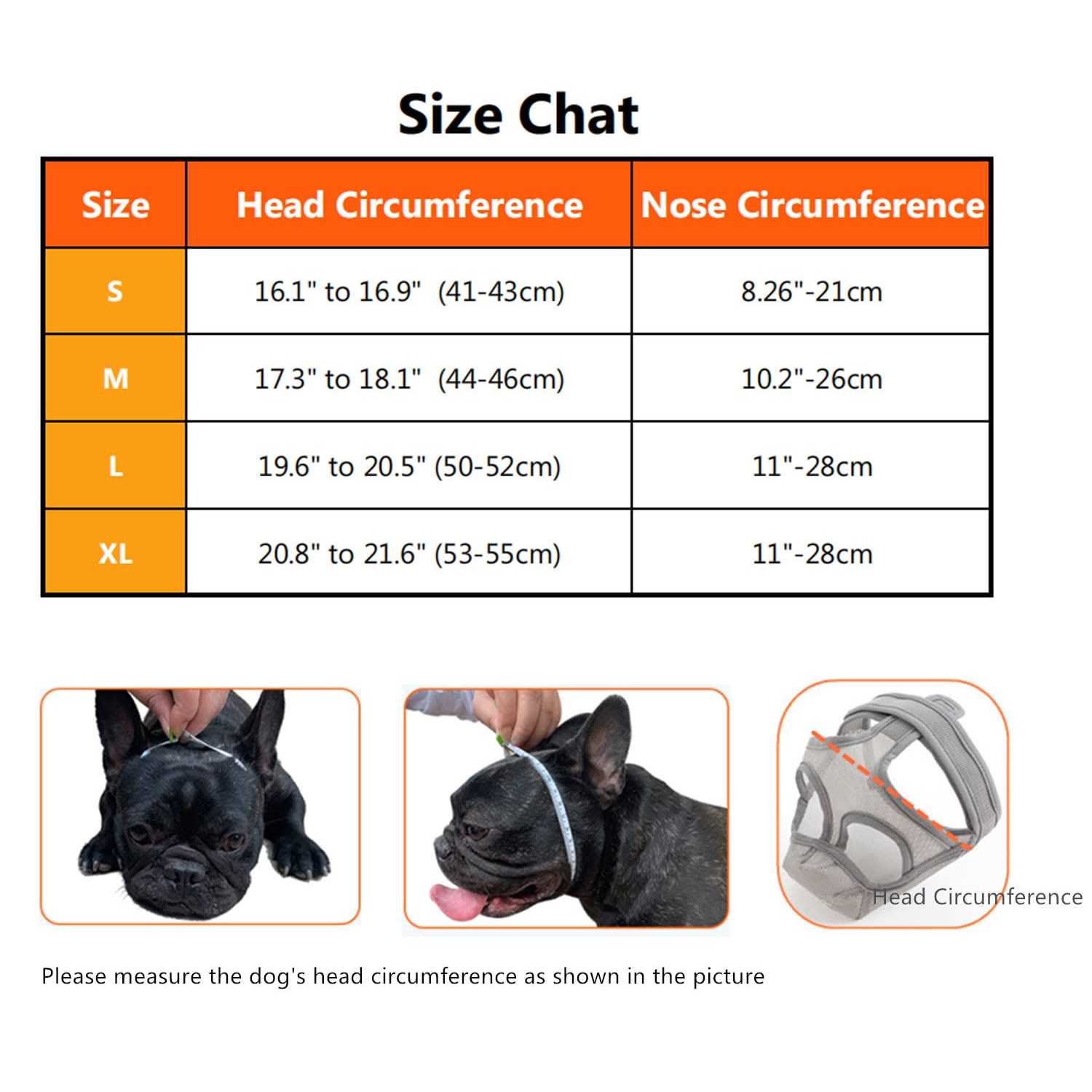CILKUS Short Snout Dog Muzzles Bulldog Muzzle Adjustable Breathable Mesh Dog Muzzle Can Stick Out Tongue and Drink Water Anti-Biting and Training - Nail Gallerys