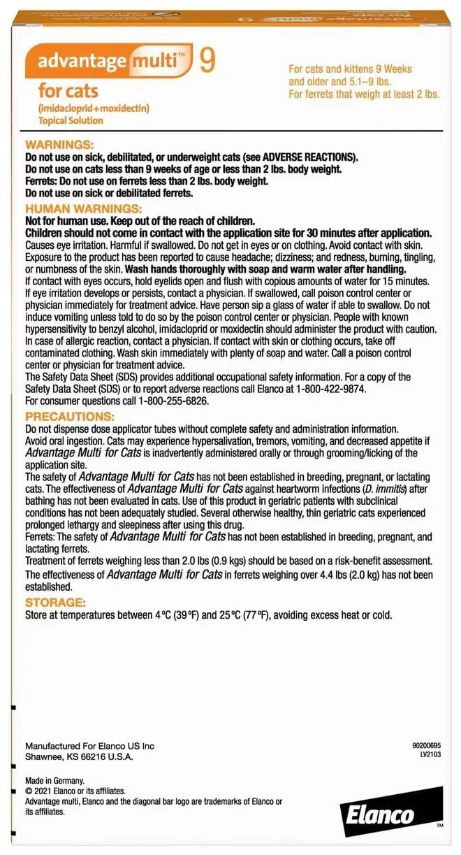 Rx Advantage Multi for Cats - Nail Gallerys